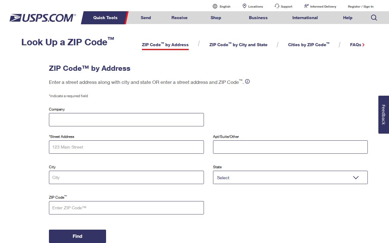 Stanton ZIP code directory USPS address lookup